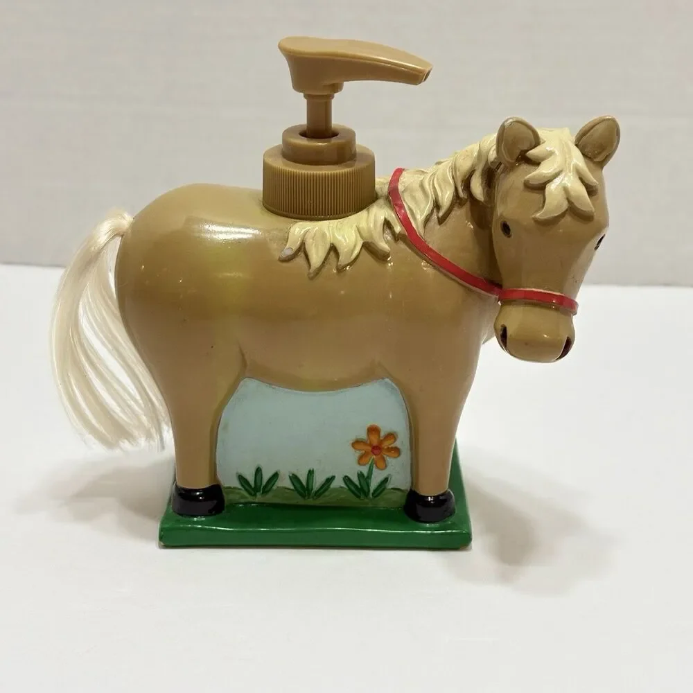 Vintage Ceramic Horse Shaped Hand Soap Dispenser